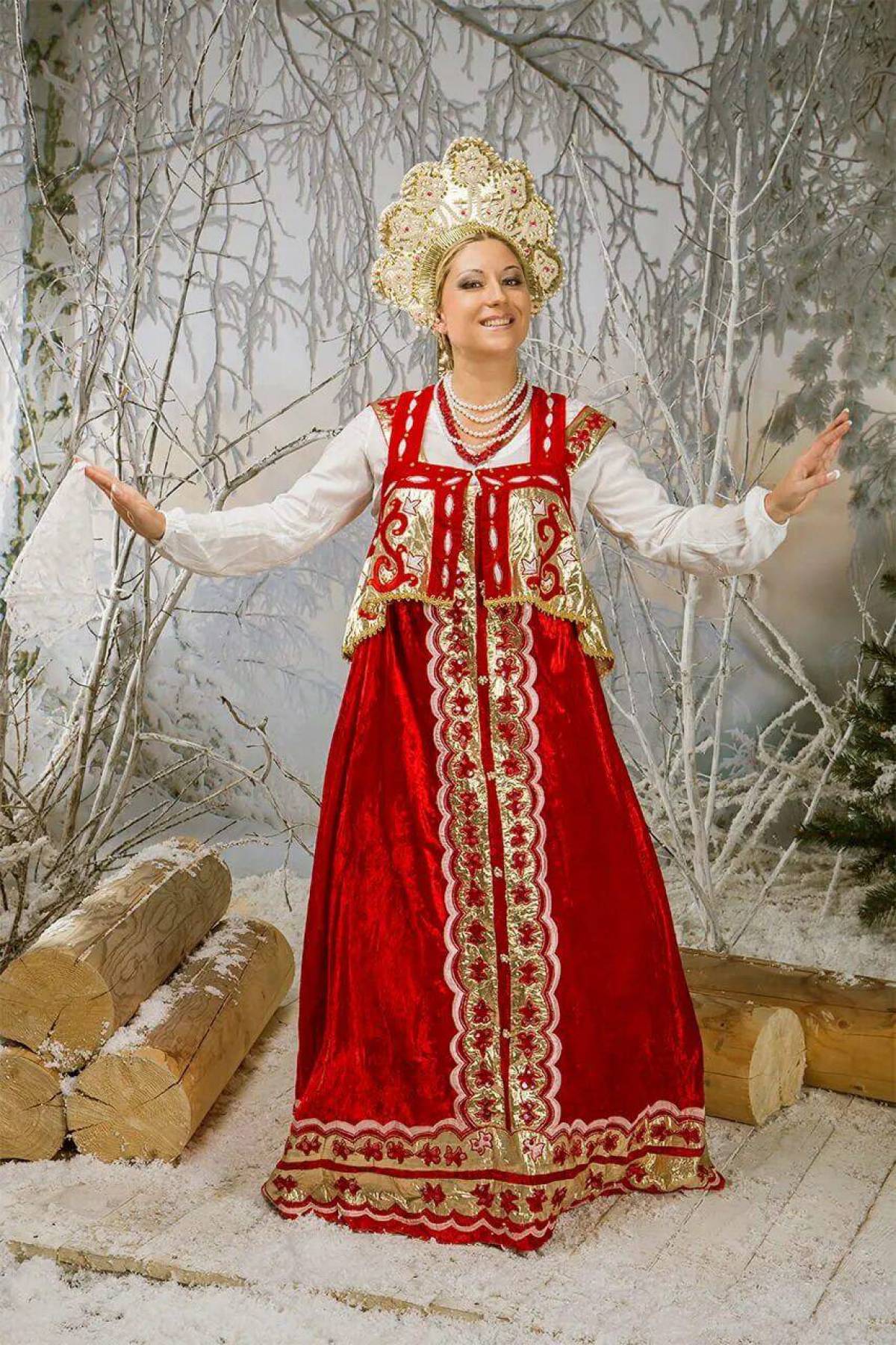 Girls in Slavic costumes in Torreon